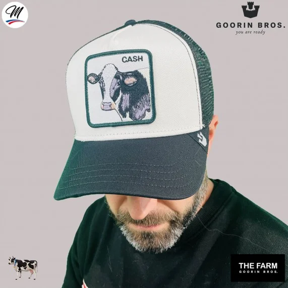 Cappellino da Trucker Cash Cow (mucca) (Cappellino) Goorin Bros chez FrenchMarket