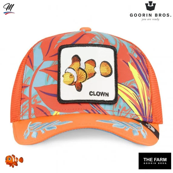 Casquette Trucker Poisson Clown "Public Anemone" (Casquettes) Goorin Bros chez FrenchMarket