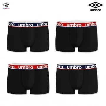 4er-Pack Boxershorts für Männer aus 100% Baumwolle (Boxershorts für Männer) Umbro auf FrenchMarket