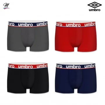 4er-Pack Boxershorts für Männer aus 100% Baumwolle (Boxershorts für Männer) Umbro auf FrenchMarket