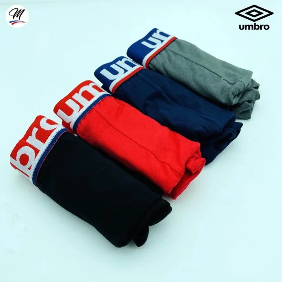 Set di 4 boxer da uomo 100% cotone (Boxer da uomo) Umbro chez FrenchMarket