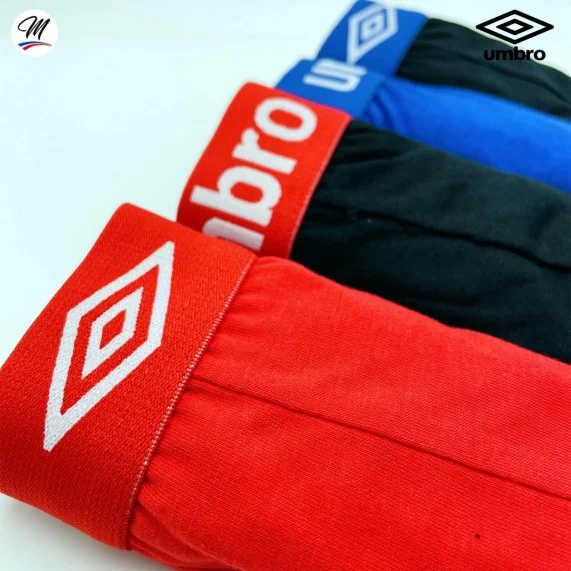 Lot de 4 Boxers Homme en Coton (Lot boxers Homme) Umbro chez FrenchMarket