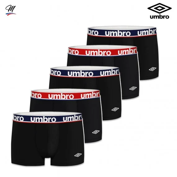 Juego de 5 bóxers deportivos para hombre (Calzoncillos para hombre) Umbro chez FrenchMarket