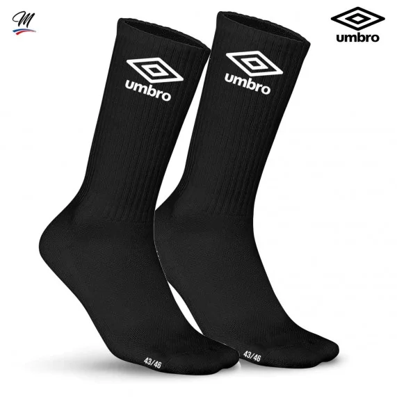 Pack de 6 Paires de Chaussettes de Sport "Umbro Logo" (Chaussettes de sport) Umbro chez FrenchMarket