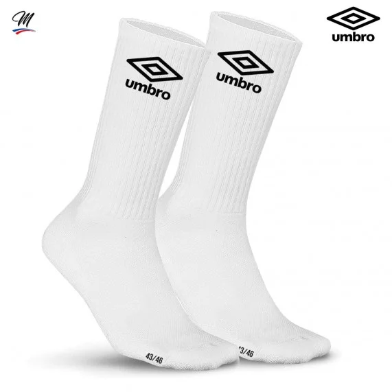 Pack de 6 Paires de Chaussettes de Sport "Umbro Logo" (Chaussettes de sport) Umbro chez FrenchMarket