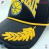 Golden State Warriors HWC "Gold Leaf" NBA Trucker Cap (Caps) Mitchell & Ness on FrenchMarket