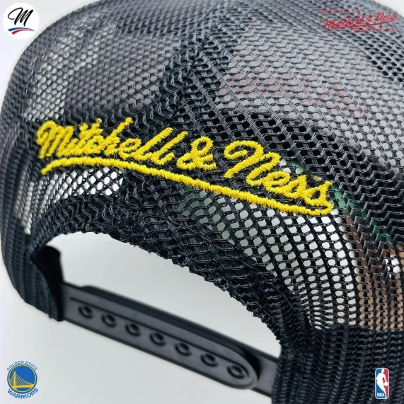 Casquette Trucker NBA Golden State Warriors HWC "Gold Leaf" (Casquettes) Mitchell & Ness chez FrenchMarket