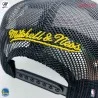 NBA Golden State Warriors HWC "Gold Leaf" Trucker Cap (Cap) Mitchell & Ness auf FrenchMarket