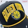 NBA Golden State Warriors HWC "Gold Leaf" Trucker Cap (Cap) Mitchell & Ness auf FrenchMarket