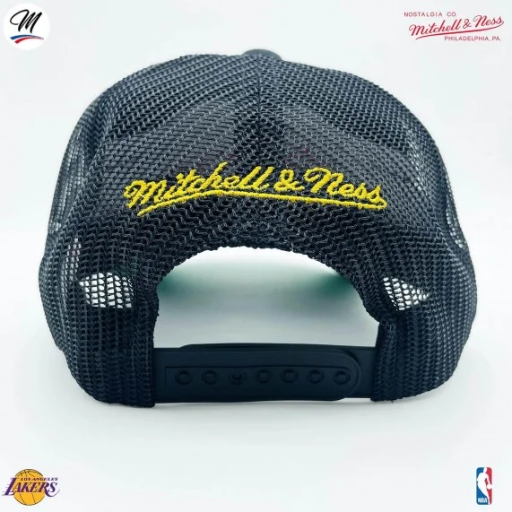 Casquette Trucker NBA Los Angeles Lakers HWC "Gold Leaf" (Casquettes) Mitchell & Ness chez FrenchMarket