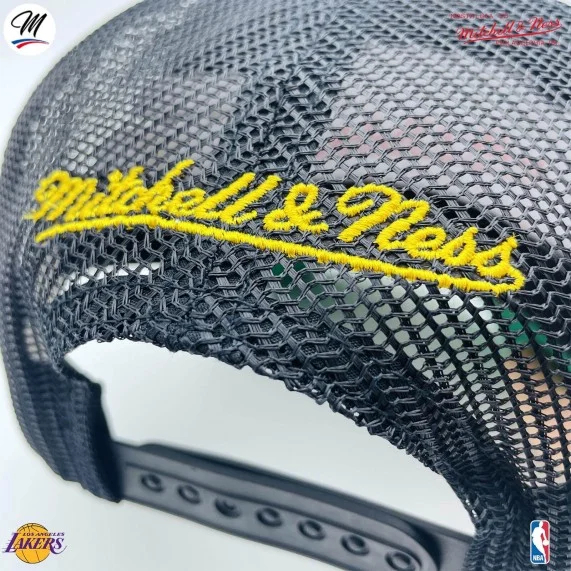 NBA Los Angeles Lakers HWC "Gold Leaf" Trucker Cap (Cap) Mitchell & Ness auf FrenchMarket