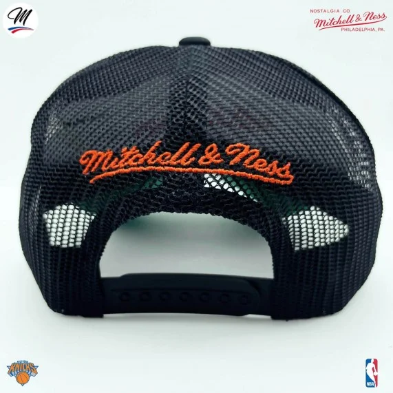 Cappello Trucker New York Knicks HWC "Gold Leaf" NBA (Cappellino) Mitchell & Ness chez FrenchMarket