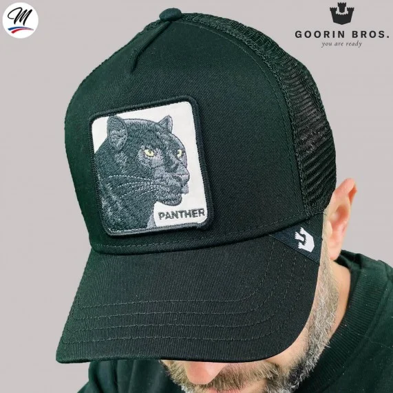 Trucker Cap Panther Schwarz (Cap) Goorin Bros auf FrenchMarket