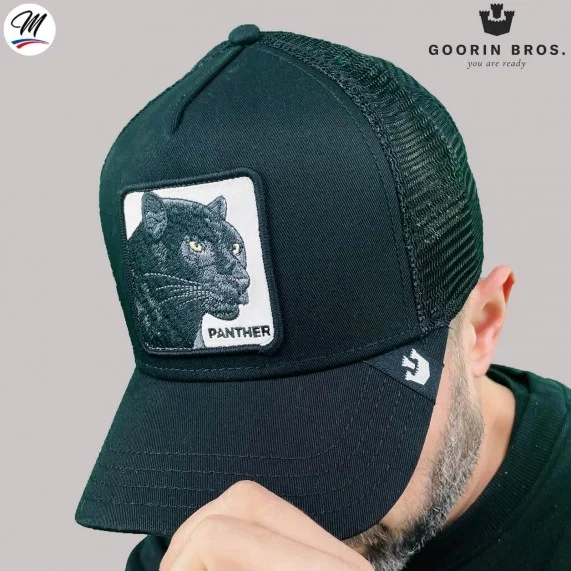 Trucker Cap Panther Schwarz (Cap) Goorin Bros auf FrenchMarket