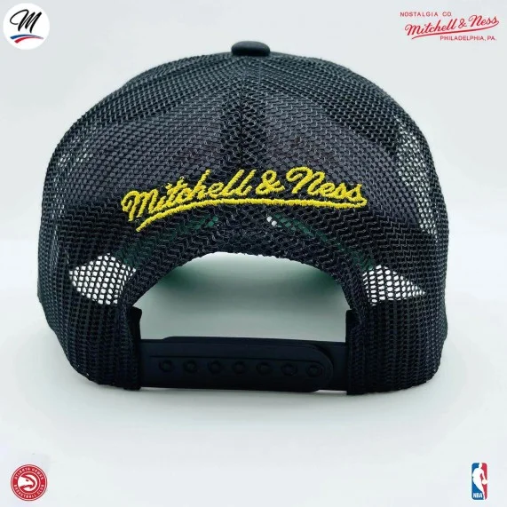 Atlanta Hawks HWC "Gold Leaf" NBA Trucker Cap (Caps) Mitchell & Ness chez FrenchMarket