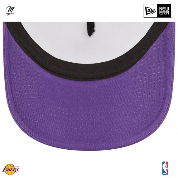 Los Angeles Lakers "Team Color" A-Frame Trucker Cap (Caps) New Era chez FrenchMarket