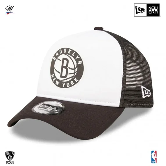 Casquette A-Frame Trucker NBA Brooklyn Nets "Team Color" (Casquettes) New Era chez FrenchMarket