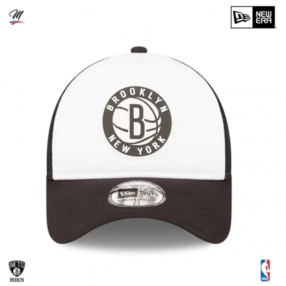 Casquette A-Frame Trucker NBA Brooklyn Nets "Team Color" (Casquettes) New Era chez FrenchMarket