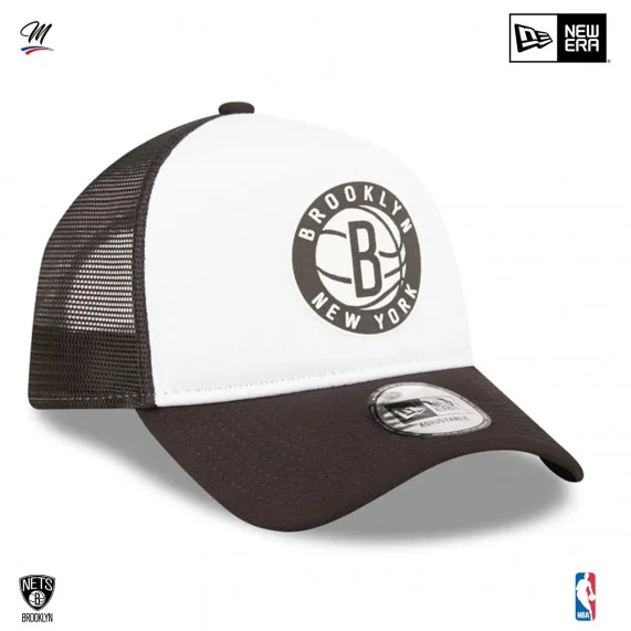 Cappello Trucker A-Frame NBA Brooklyn Nets "Colore della squadra (Cappellino) New Era chez FrenchMarket