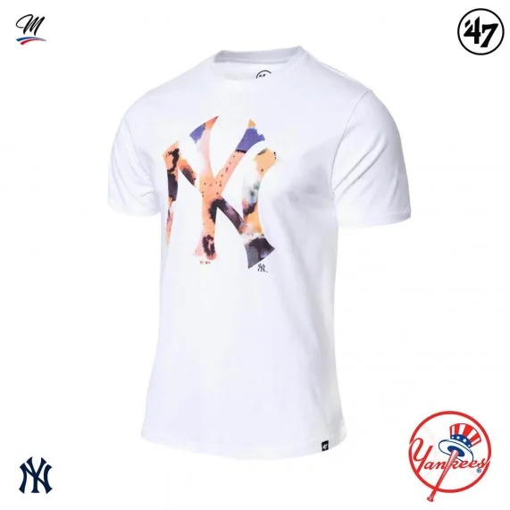 T-Shirt MLB New York Yankees "Day Glow ECHO TEE" (T-Shirt Homme) '47 Brand chez FrenchMarket