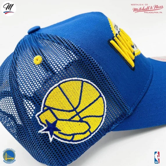 NBA Golden State Warriors Gorra HWC "Team Seal" Trucker (Gorras) Mitchell & Ness chez FrenchMarket