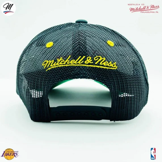 Casquette Trucker NBA Los Angeles Lakers HWC "Team Seal" (Casquettes) Mitchell & Ness chez FrenchMarket