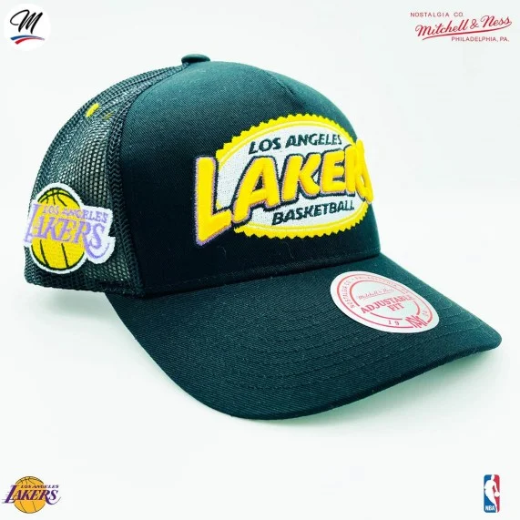 Casquette Trucker NBA Los Angeles Lakers HWC "Team Seal" (Casquettes) Mitchell & Ness chez FrenchMarket