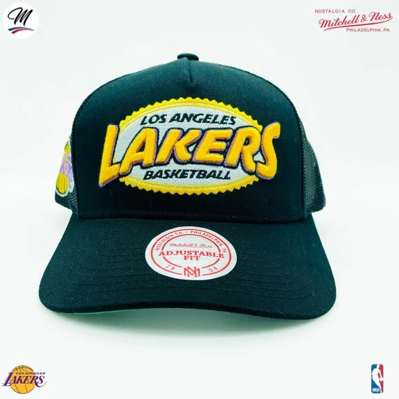 NBA Los Angeles Lakers HWC "Team Seal" Trucker Cap (Cap) Mitchell & Ness auf FrenchMarket