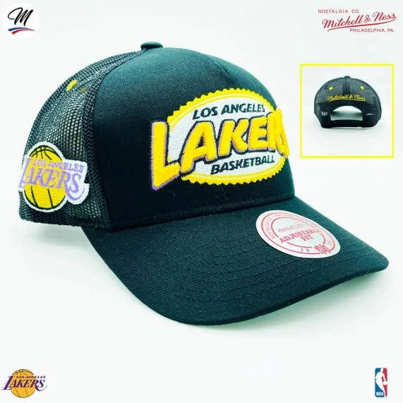 Los Angeles Lakers HWC "Team Seal" NBA Trucker Cap (Caps) Mitchell & Ness chez FrenchMarket