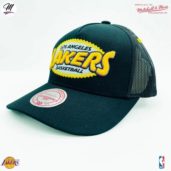 Casquette Trucker NBA Los Angeles Lakers HWC "Team Seal" (Casquettes) Mitchell & Ness chez FrenchMarket