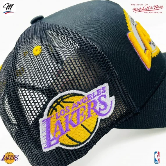 NBA Los Angeles Lakers HWC "Team Seal" Trucker Cap (Cap) Mitchell & Ness auf FrenchMarket