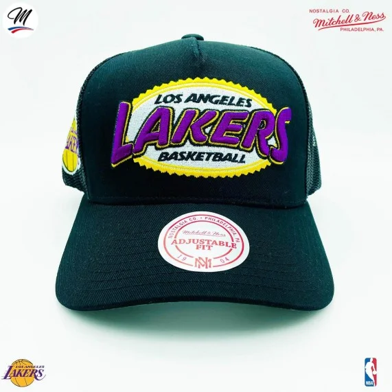 Casquette Trucker NBA Los Angeles Lakers HWC "Team Seal" (Casquettes) Mitchell & Ness chez FrenchMarket