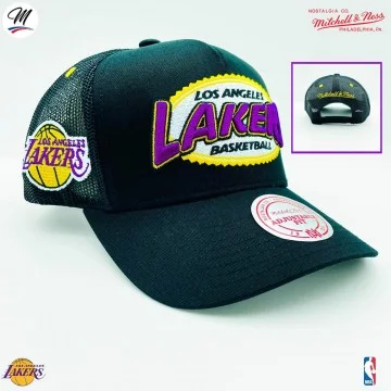 Los Angeles Lakers HWC "Team Seal" Cappello Trucker NBA (Cappellino) Mitchell & Ness chez FrenchMarket