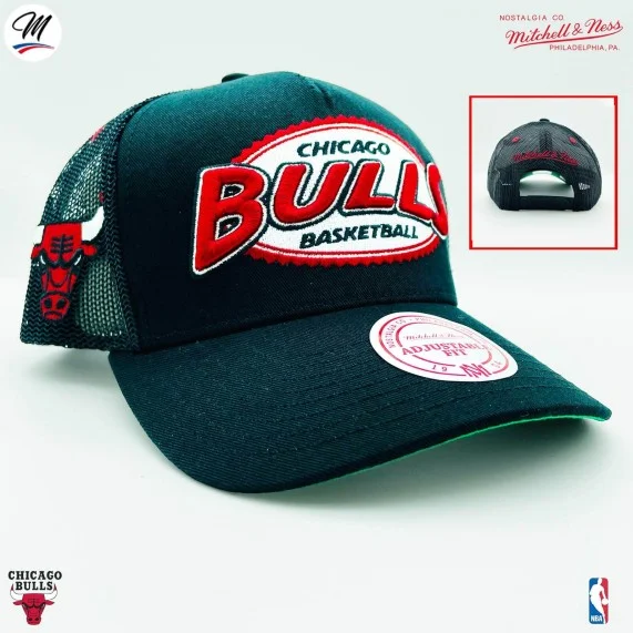 Cappello trucker Chicago Bulls HWC "Team Seal" NBA (Cappellino) Mitchell & Ness chez FrenchMarket