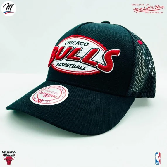 NBA Chicago Bulls HWC "Team Seal" Trucker Cap (Cap) Mitchell & Ness auf FrenchMarket