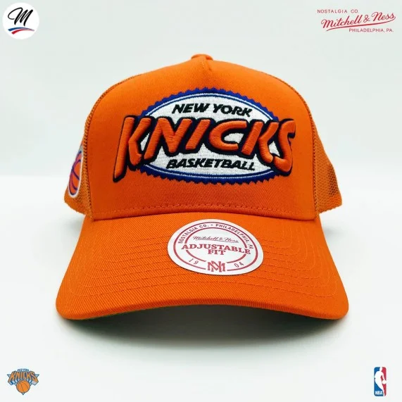 Casquette Trucker NBA New York Knicks HWC "Team Seal" (Casquettes) Mitchell & Ness chez FrenchMarket