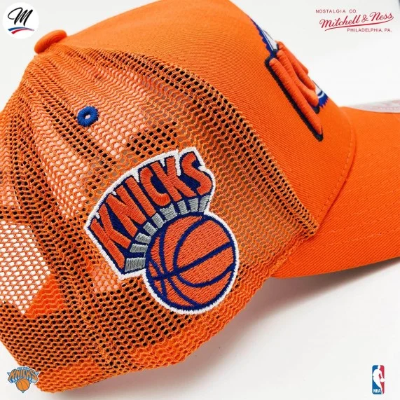 Cappello Trucker New York Knicks HWC "Team Seal" NBA (Cappellino) Mitchell & Ness chez FrenchMarket