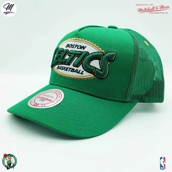 Gorra Trucker NBA "Team Seal" de los Boston Celtics HWC (Gorras) Mitchell & Ness chez FrenchMarket