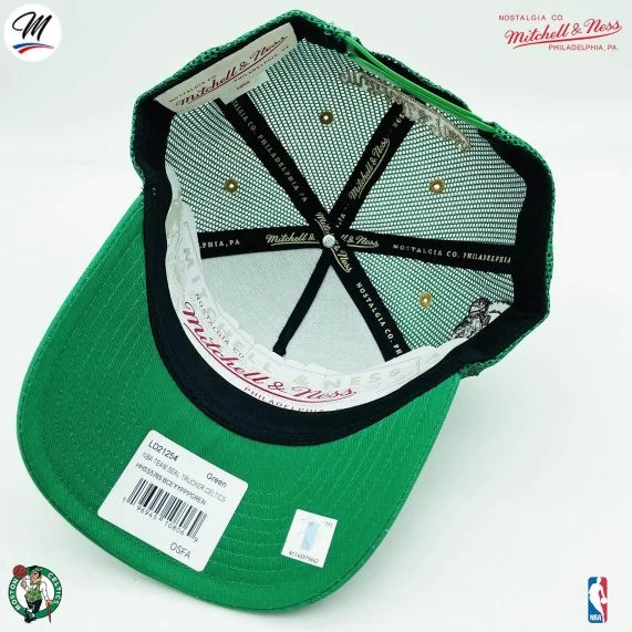 Casquette Trucker NBA Boston Celtics HWC "Team Seal" (Casquettes) Mitchell & Ness chez FrenchMarket