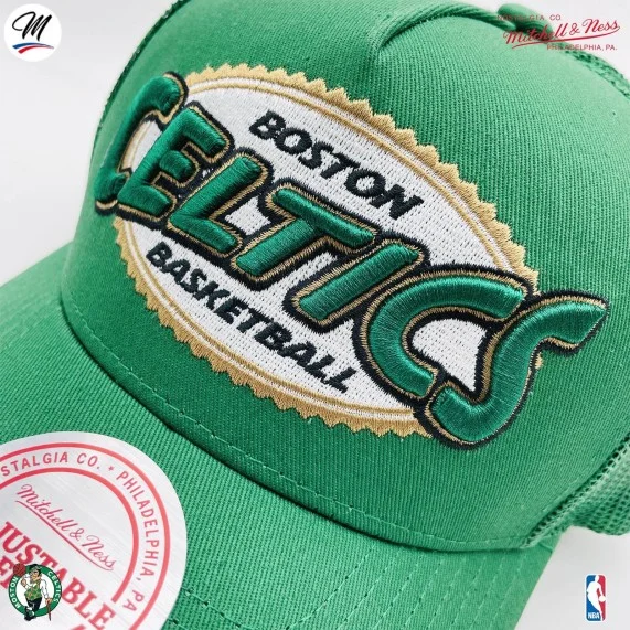 Gorra Trucker NBA "Team Seal" de los Boston Celtics HWC (Gorras) Mitchell & Ness chez FrenchMarket