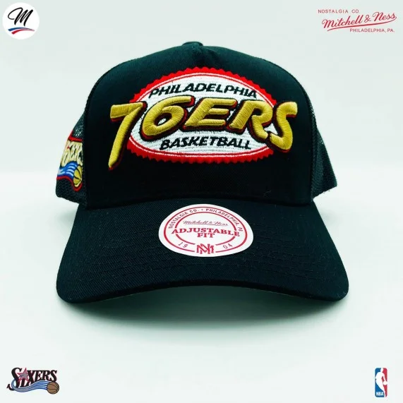 Cappellino Trucker NBA "Team Seal" Philadelphia 76ers HWC (Cappellino) Mitchell & Ness chez FrenchMarket