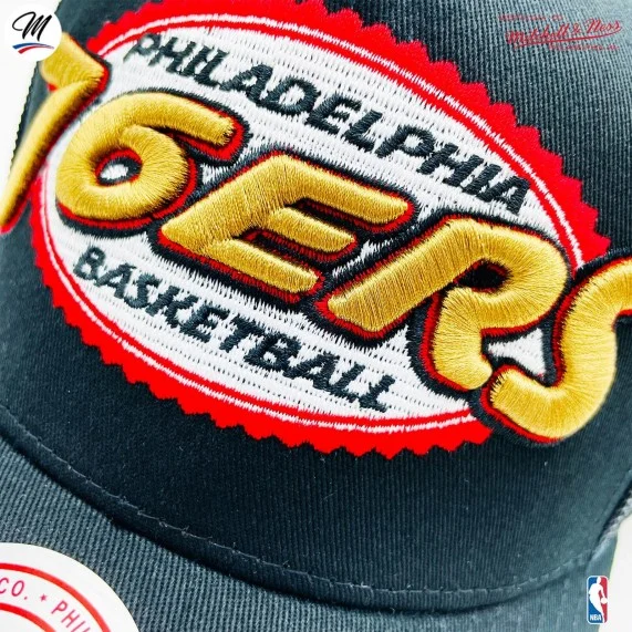 Casquette Trucker NBA Philadelphia 76ers HWC "Team Seal" (Casquettes) Mitchell & Ness chez FrenchMarket