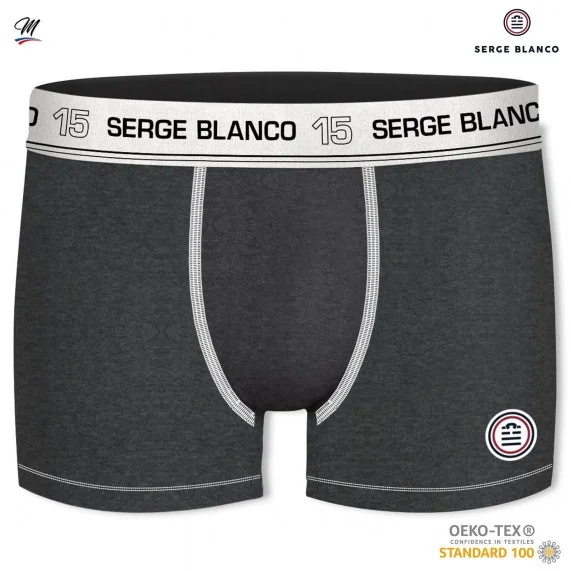 Lot de 5 Boxers Homme en Coton (Lot boxers Homme) Serge Blanco chez FrenchMarket