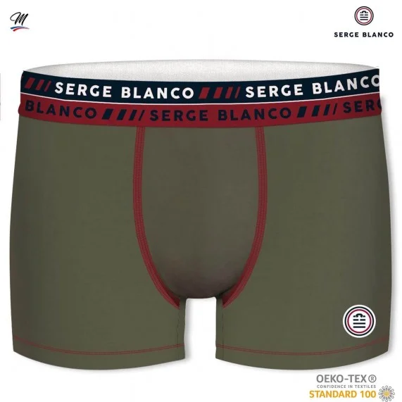 5er-Pack Herren-Boxershorts aus Baumwolle (Boxershorts für Männer) Serge Blanco auf FrenchMarket