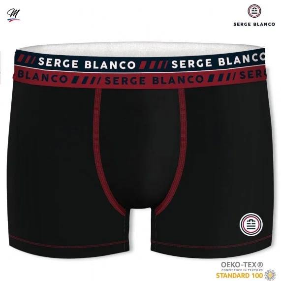 Lot de 5 Boxers Homme en Coton (Lot boxers Homme) Serge Blanco chez FrenchMarket