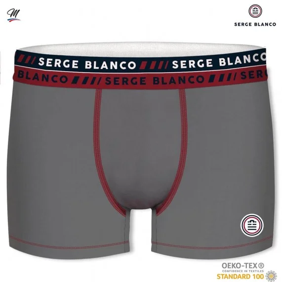 Lot de 5 Boxers Homme en Coton (Lot boxers Homme) Serge Blanco chez FrenchMarket