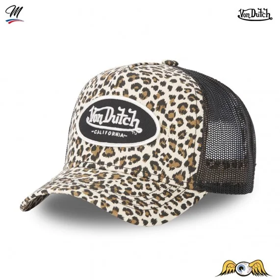 Pet Von Dutch Luipaard Trucker (Caps) Von Dutch chez FrenchMarket