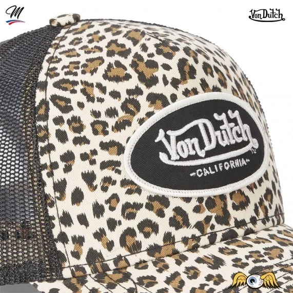 Cap Von Dutch Trucker leopardo (Tappi) Von Dutch chez FrenchMarket