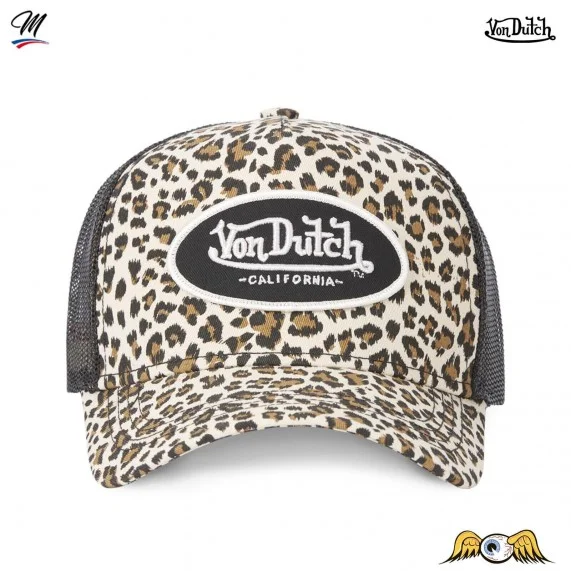 Cap Von Dutch Trucker leopardo (Tappi) Von Dutch chez FrenchMarket