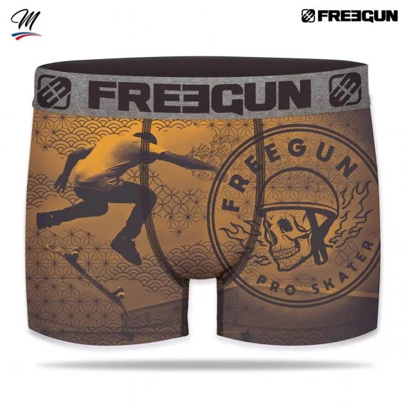 Boxer Homme Premium "Skate or Die" (Boxers Homme) Freegun chez FrenchMarket